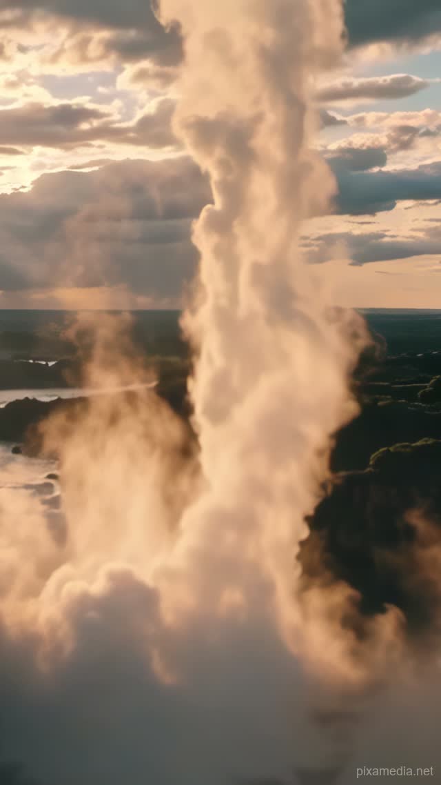 Mist of the Mighty Falls - Fire & Water AI stock